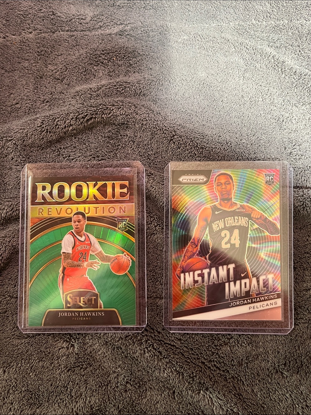2 - Jordan Hawkins (RC) Rookie Revolution #3 & Instant Impact #13